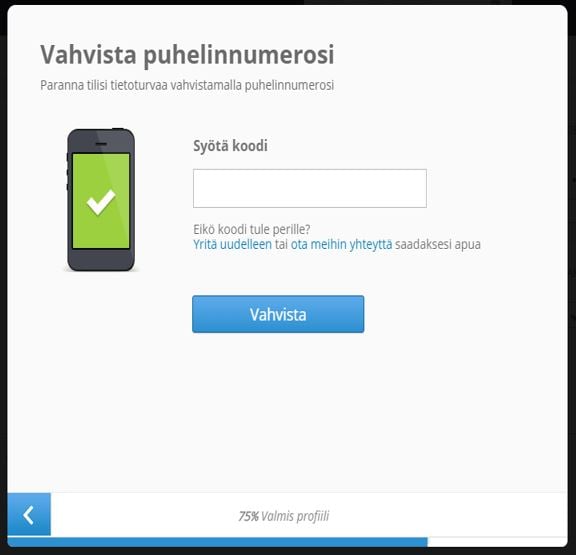 Sijoittaja.fi eToro Vahvista puhelinnumerosi