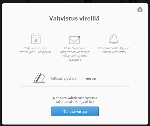 Sijoittaja.fi eToro Vahvistus vireillä-1